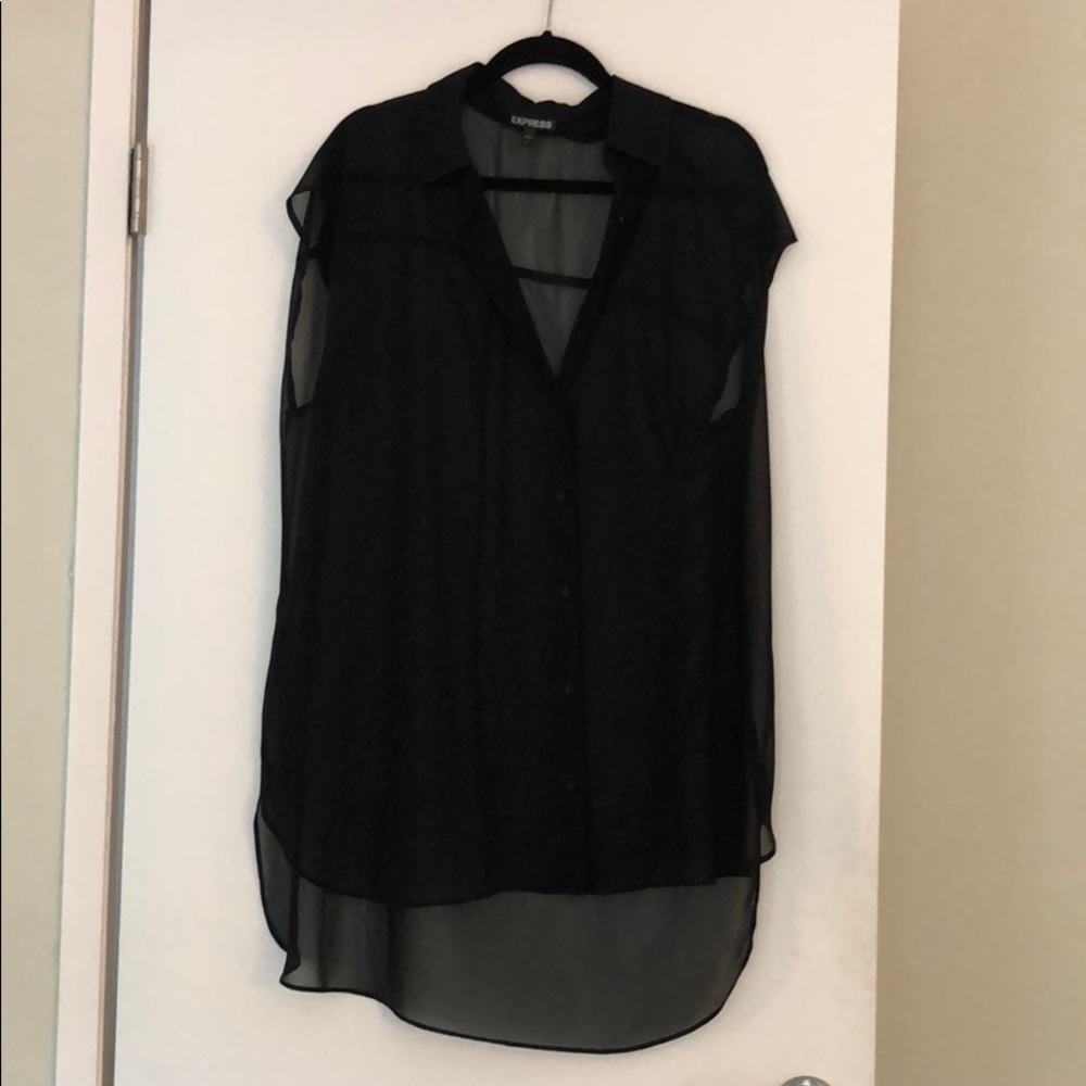 Express Long Sheer Tank